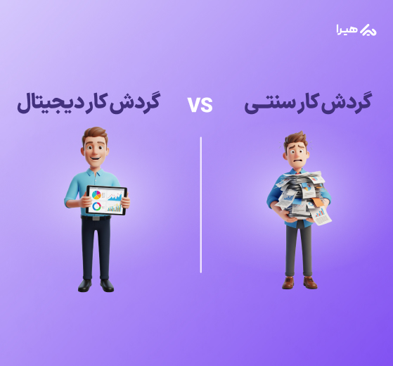 گردش کار دستی و گردش کار دیجیتال